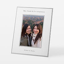 Engraved Kids Flat Iron Silver 5x7 Picture Frame - 43833