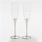 Personalize Wedding Princess Flute Set - 43990