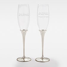 Engraved Anniversary Princess Flute Set - 44020