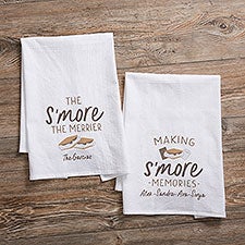 S'mores Personalized Flour Sack Towel - 44080