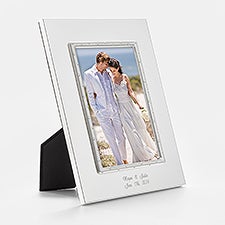 Engraved Lenox "Devotion" Wedding 5x7 Picture Frame   - 44129