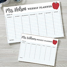 Inspiring Teacher Personalized Weekly Planner  - 44237