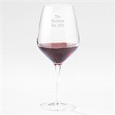 Luigi Bormioli Atelier Engraved Housewarming Red Wine Glass - 44263