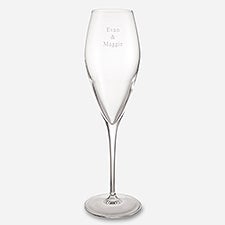 Engraved Luigi Bormioli Wedding Atelier Champagne Flute - 44272