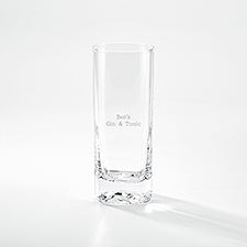 Engraved Luigi Bormioli Entertaining Highball Drinking Glass - 44315