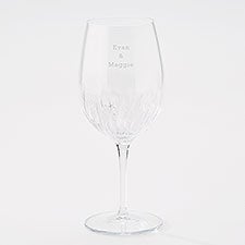 Engraved Luigi Bormioli Wedding Mixology Spritz Glass - 44319