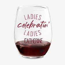 Galantine's Day Personalized Valentine's Day Wine Glass Collection  - 44441