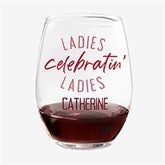Galantine's Day Personalized Valentine's Day Wine Glass Collection  - 44441