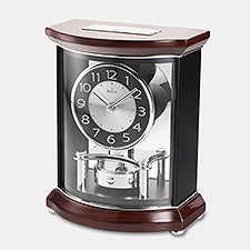 Engraved Bulova Gentry Contemporary Milestone Clock  - 44563
