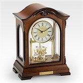 Engraved Bulova Durant Crystal Pendulum Retirement Clock    - 44587