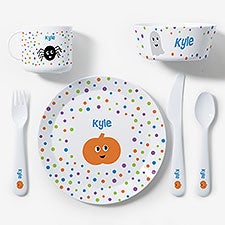 Halloween Character Personalized Kids Dinnerware - 44624