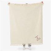 Moody Chic Embroidered Wedding Afghan  - 44676