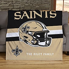 NFL New Orleans Saints Personalized Blankets - 44723