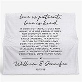 Love is Patient Personalized Blanket  - 44949