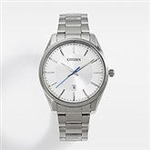 Engraved Citizen Milestone Stainless Steel Quartz Watch    - 44992