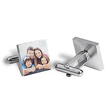 Personalized Square Photo Cufflinks  - 45020D