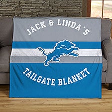 NFL Classic Detroit Lions Personalized Blankets - 45063