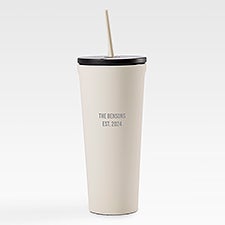 Engraved Corkcicle 24oz Cold Cup with Straw  - 45110