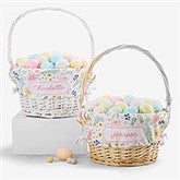 Easter Flowers Personalized Easter Basket - 45539