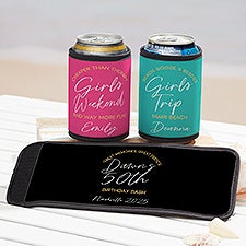 Girls Trip Personalized Beer Can & Bottle Wrap - 45618