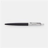 Engraved Parker Silver and Black Jotter Pen - 45935