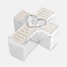 Engraved Childs Cross Box - 46080