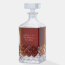 Engraved Godinger Hatch Decanter - 46139