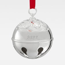 2023 Reed and Barton Holiday Holly Bell Ornament - 46161
