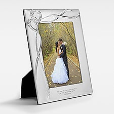 Engraved Intertwined Heart 8x10 Picture Frame - 46340
