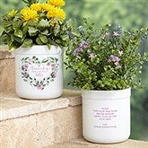 A Mom's Hug Personalized Outdoor Flower Pot  - 46411
