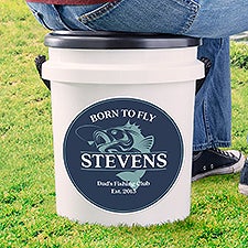 Fly Fishing Personalized Bucket Seat  - 46675