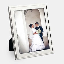 Engraved Waterford Classic 8x10 Silverplate Frame   - 47086