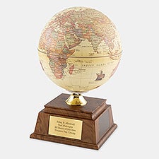 Engraved Old World Solar Globe - 47102