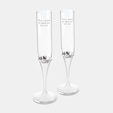 Wedgwood Vera Wang Infinity Toasting Flute Pair     - 47206