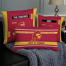 NCAA USC Trojans Classic Personalized Throw Pillow - 47399