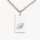 Personalized Dainty Initial Pendant  - 47518D