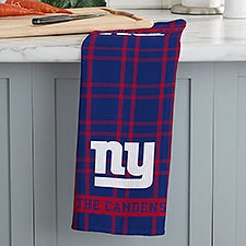 NFL New York Giants Personalized Waffle Weave Kitchen Towel - 47560