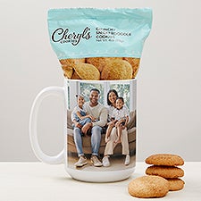 Family Photo Personalized Coffee Mug with Cheryl's Cookies - 47608