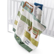 Embroidered Sleepy Sheep Quilt - 47688