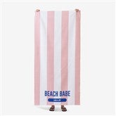 Sunkissed Stripes Personalized Beach Towels - 47745