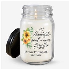 Beautiful Soul Personalized Farmhouse Candle Jar - 47836