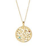  Custom Family Tree Birthstone Necklace - 47981D