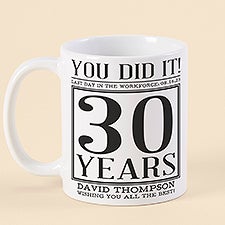 Officially Retired Personalized Coffee Mugs - 48093