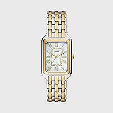 Engraved Fossil Raquel Large Two-Tone Watch  - 48191