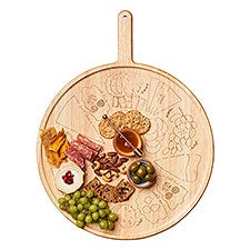 Wooden Round Charcuterie Map Board - 48253D