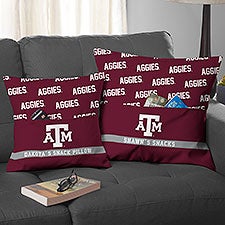 NCAA Texas A&M Aggies Personalized Pocket Pillow - 48263