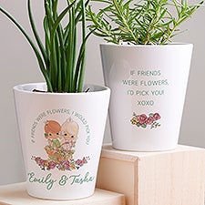 Precious Moments Friendship Personalized Mini Flower Pot  - 48340