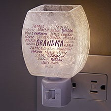 Grateful Heart Personalized Frosted Night Light  - 48371