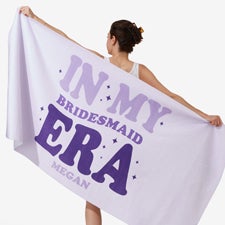 In My Bridal Party Era Personalized Beach Towel - 48661