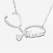 Personalized Nurse Name Necklace - 48684D